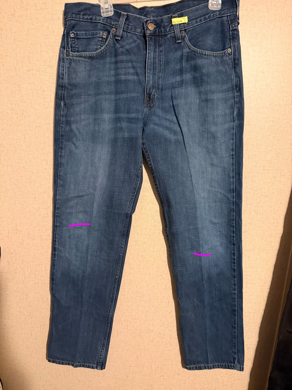 Levi's Straight Leg Jeans - Faded Light Blue 514 - Picture 8 of 8